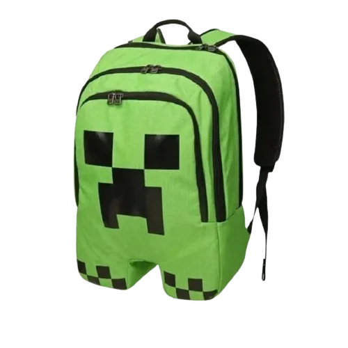 Mochila Escolar Creeper Minecraft