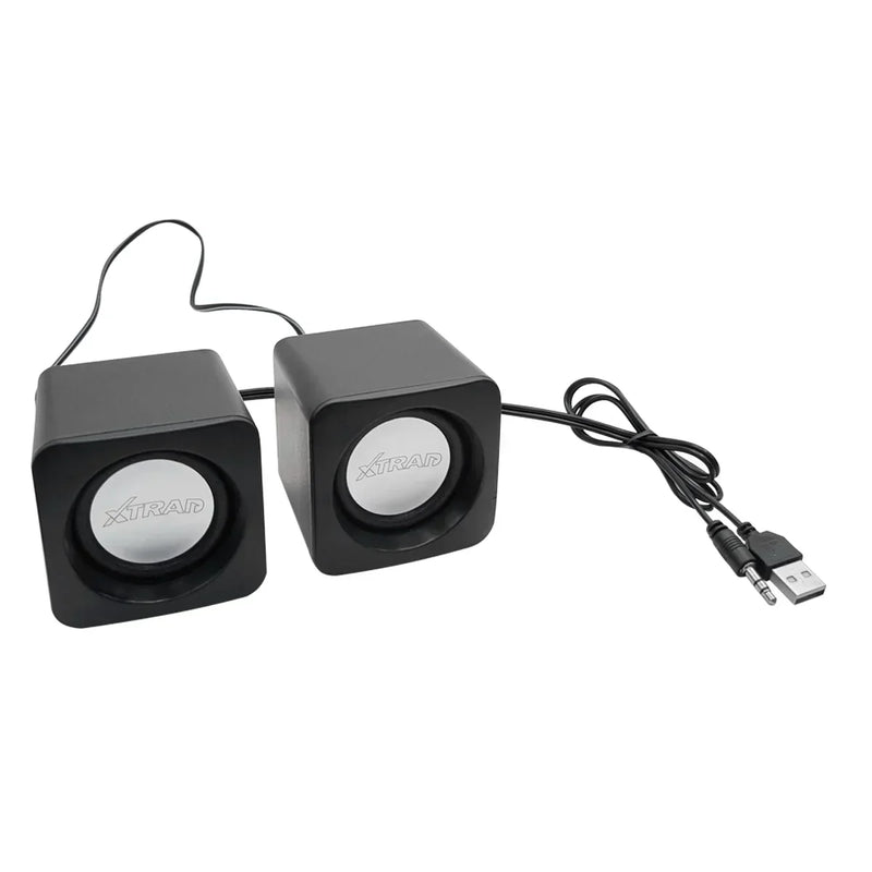Mini Caixa de Som 2.0 para PC e Notebook - XTRAD