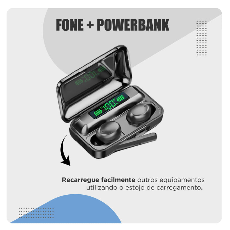 Fone de Ouvido Sem Fio F9-5 - Bluetooth 5.3 e Som Premium