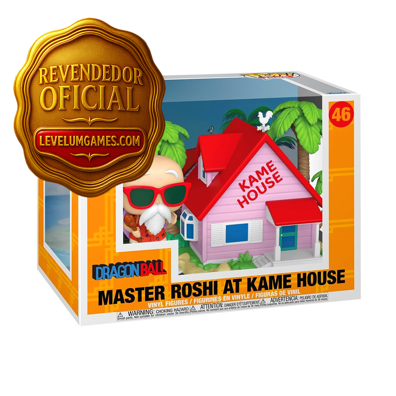 Funko Pop! Town nº 46 – Master Roshi com Kame House (Dragon Ball)
