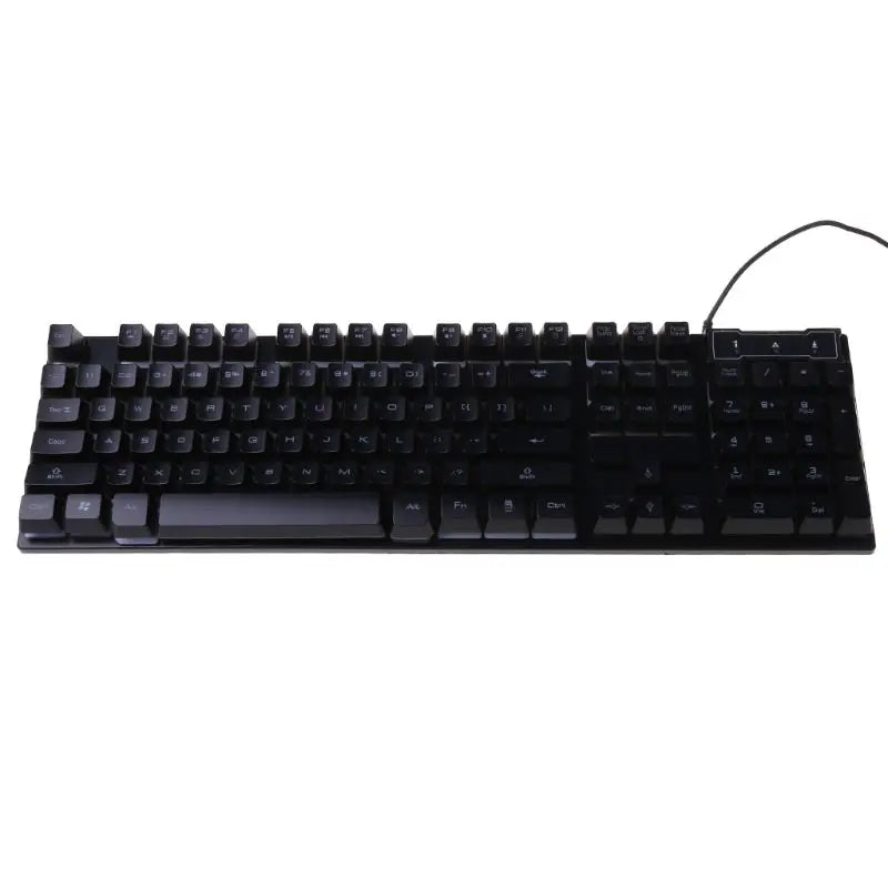 Teclado Gamer USB com Fio de 104 Teclas - Sensação Mecânica para Computador