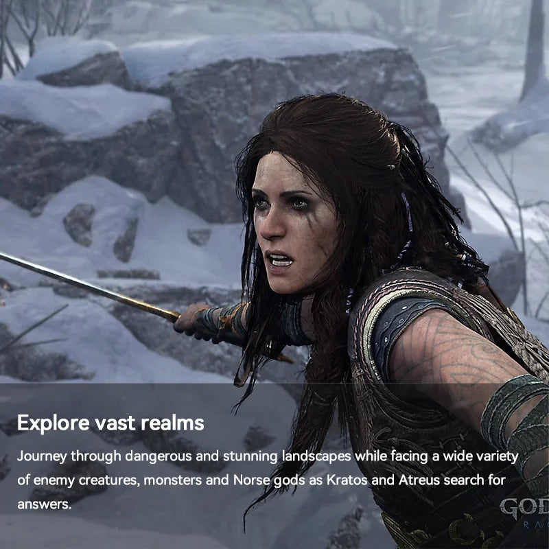 Sony PlayStation 4 God of War Ragnarok - Jogo para PS4 e PS5 - CD de Jogo para PlayStation 4 e 5