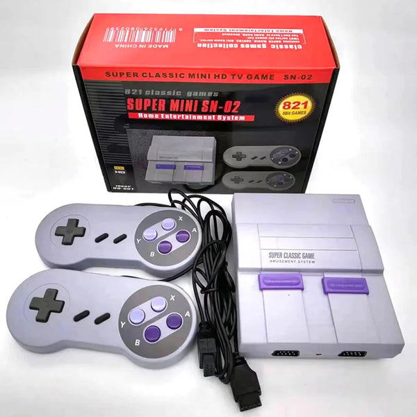 Console Super Mini SNES 8-bit Game Console NWS Classic Edition com 2 Controles
