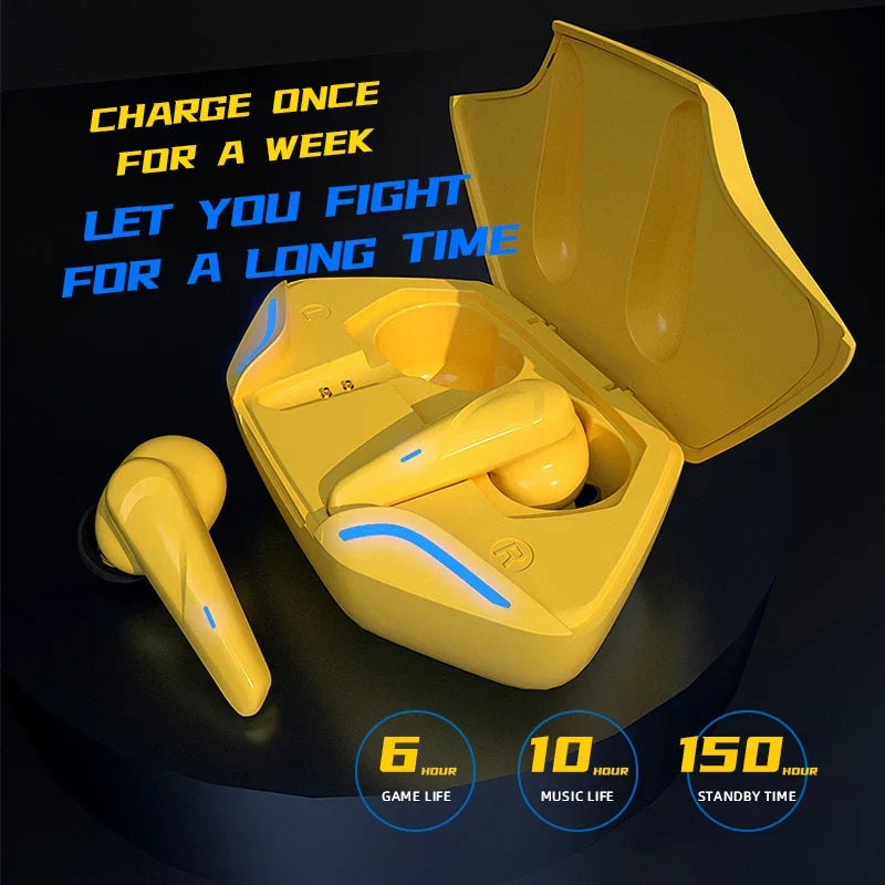 Fone Gamer Bluetooth Headset TWS 5.0 Stereo - DAMORE