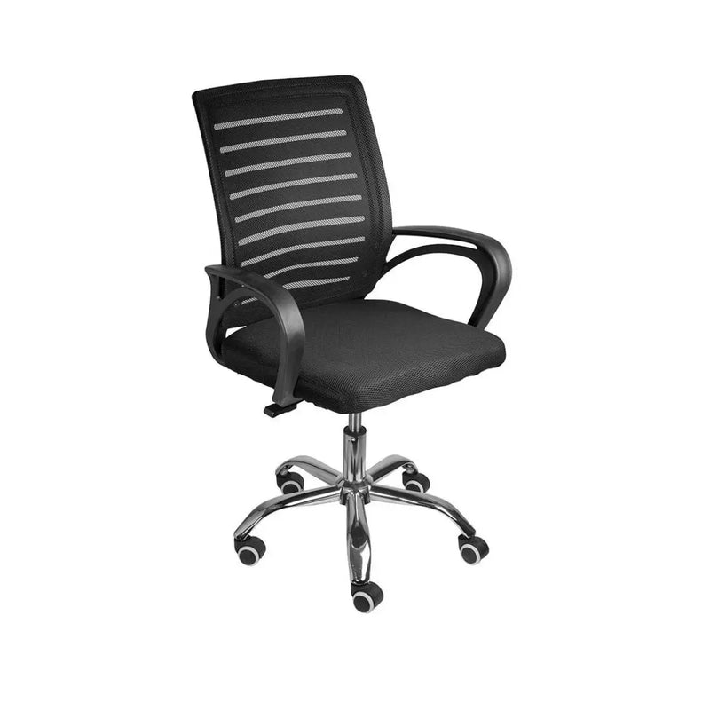 Kit com 2 Cadeiras de Escritório Secretaria Diretor Roma Ergonômicas