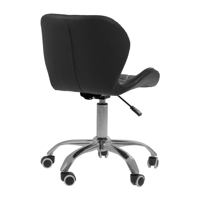 Kit com 2 Cadeiras de Escritório Eiffel Slim com Base Giratória Ajustável