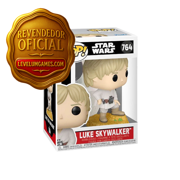 Luke Skywalker #764 – Funko Pop! Star Wars | Edição Especial com Protetor Incluso