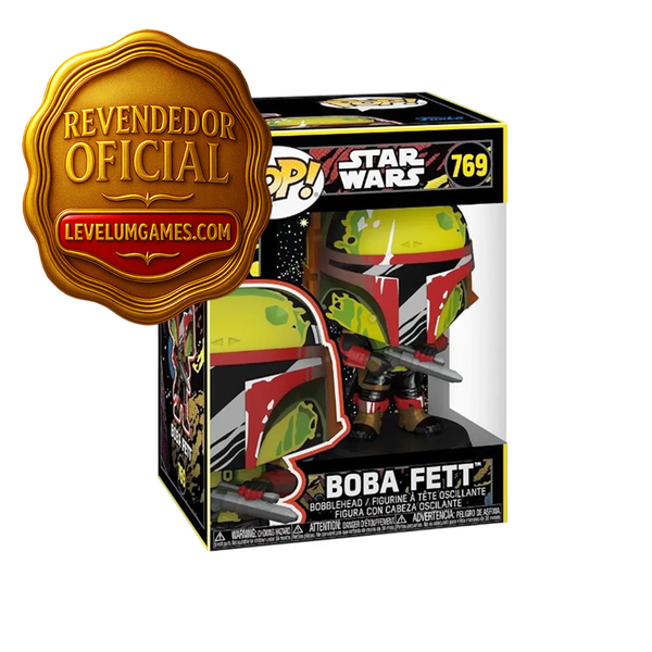 Boba Fett (Retro) #769 – Funko Pop! Star Wars | Caçador de Recompensas em Edição Nostálgica