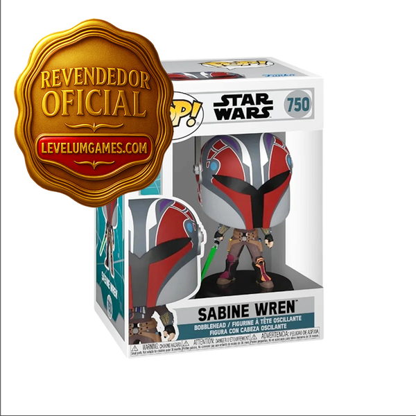 Sabine Wren #750 – Funko Pop! Star Wars: Ahsoka | Guerreira Mandaloriana Rebelde