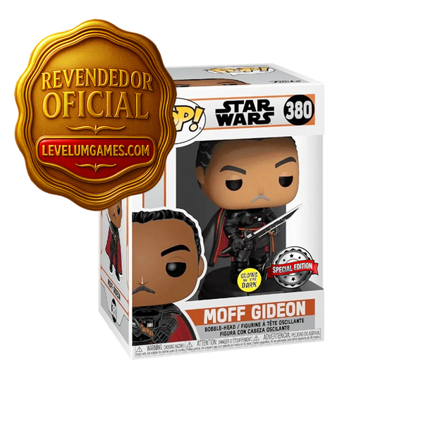 Moff Gideon #380 (Brilha no Escuro) – Funko Pop! Star Wars: The Mandalorian | Edição Especial com Protetor